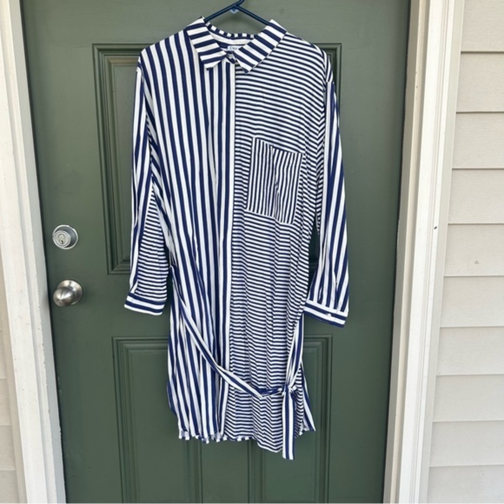 Dex Women’s Belted Shirt Dress – Size 1X